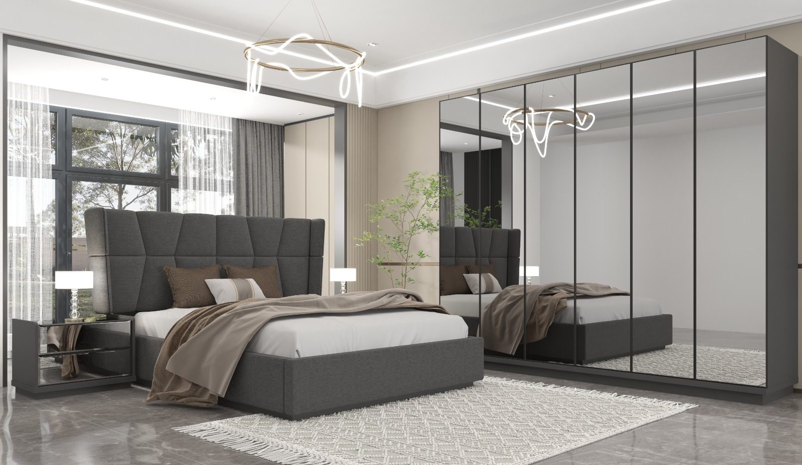 Piramit Yatak Odası Takımı